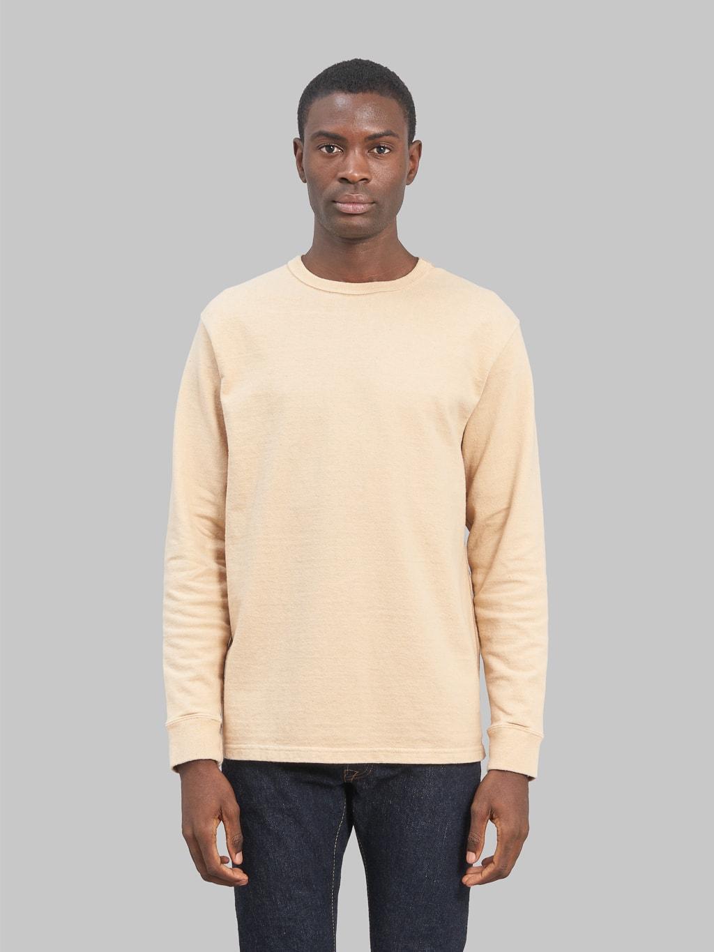 SJLT-SC01 Japanese Cotton Crew Long Sleeve T-Shirt Kuri
