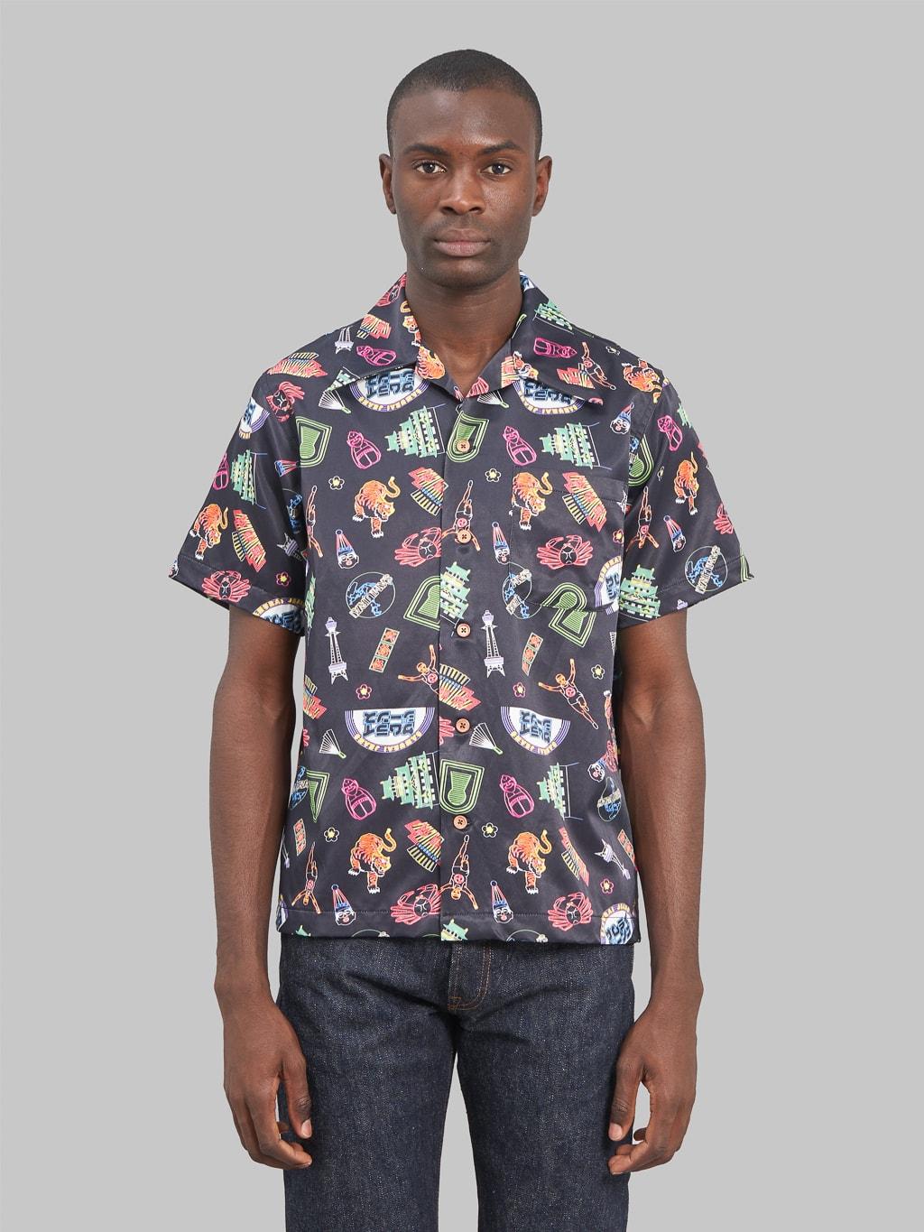 SSA25TH-OSK 25th Anniversary Osaka Neon Hawaiian Shirt