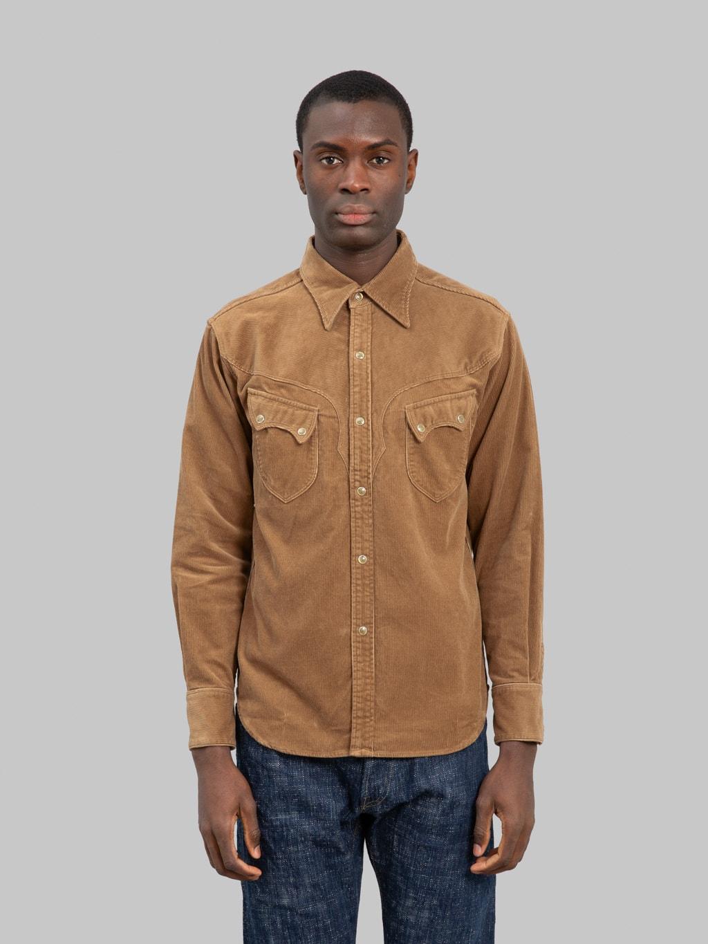Co. Cody Shirt Beige Corduroy