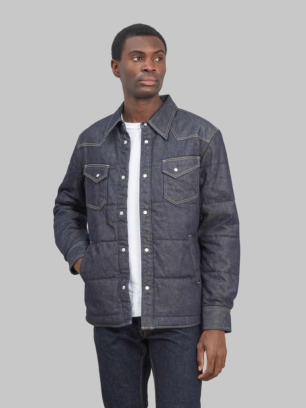 Denim Puffer Jacket