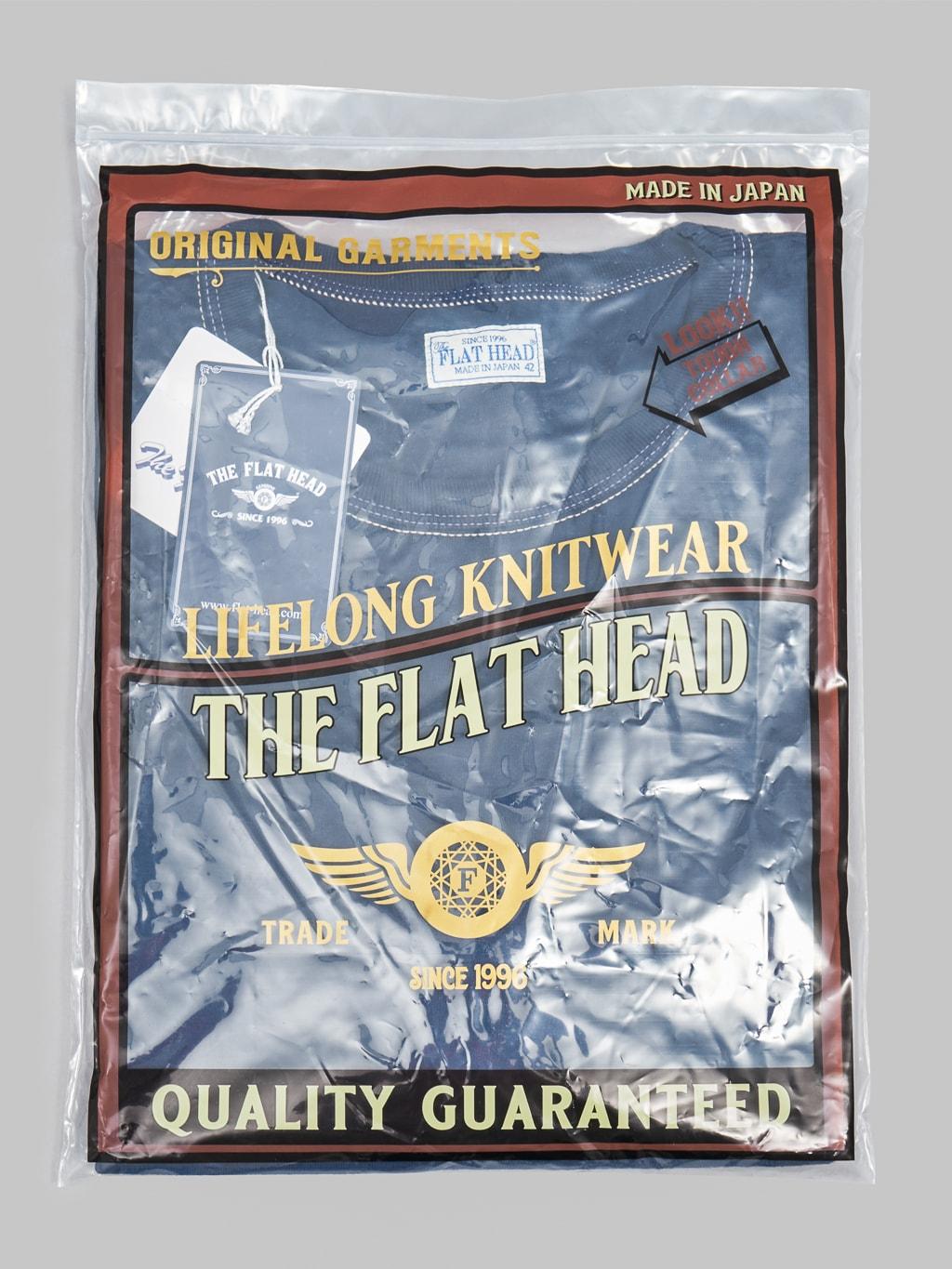 Loopwheeled Heavyweight Plain T-Shirt Navy
