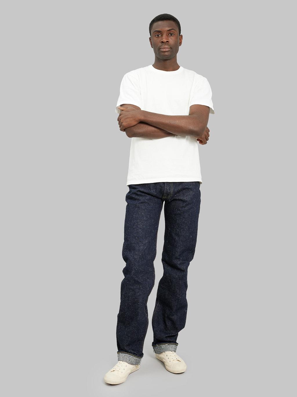 0103KE "Keep Earth" Natural Indigo Regular Straight Jeans