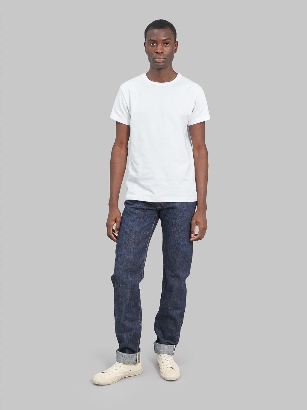 8104 "Shower Slub" Straight Tapered Jeans