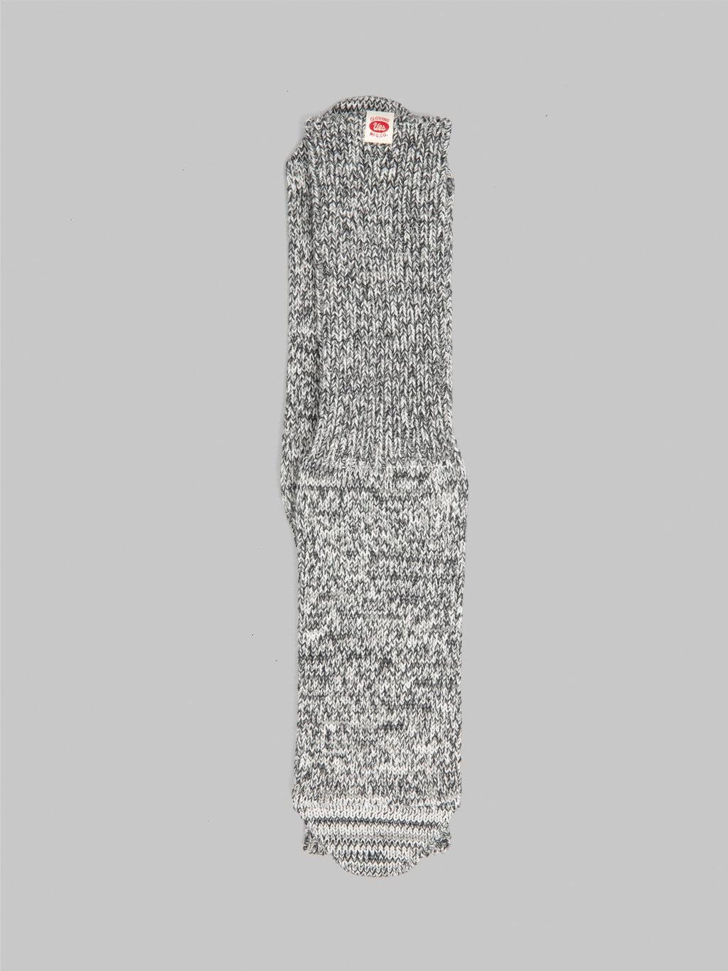 Melange Crew Length Socks Heather Grey