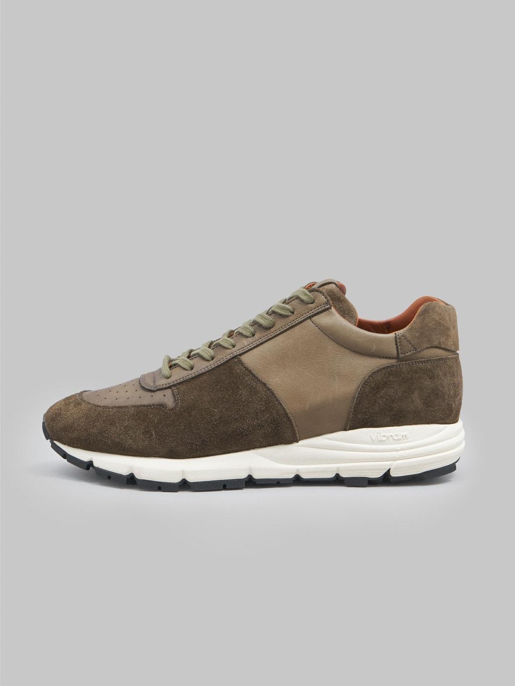 Sneaker Dark Olive Janus Calf Suede