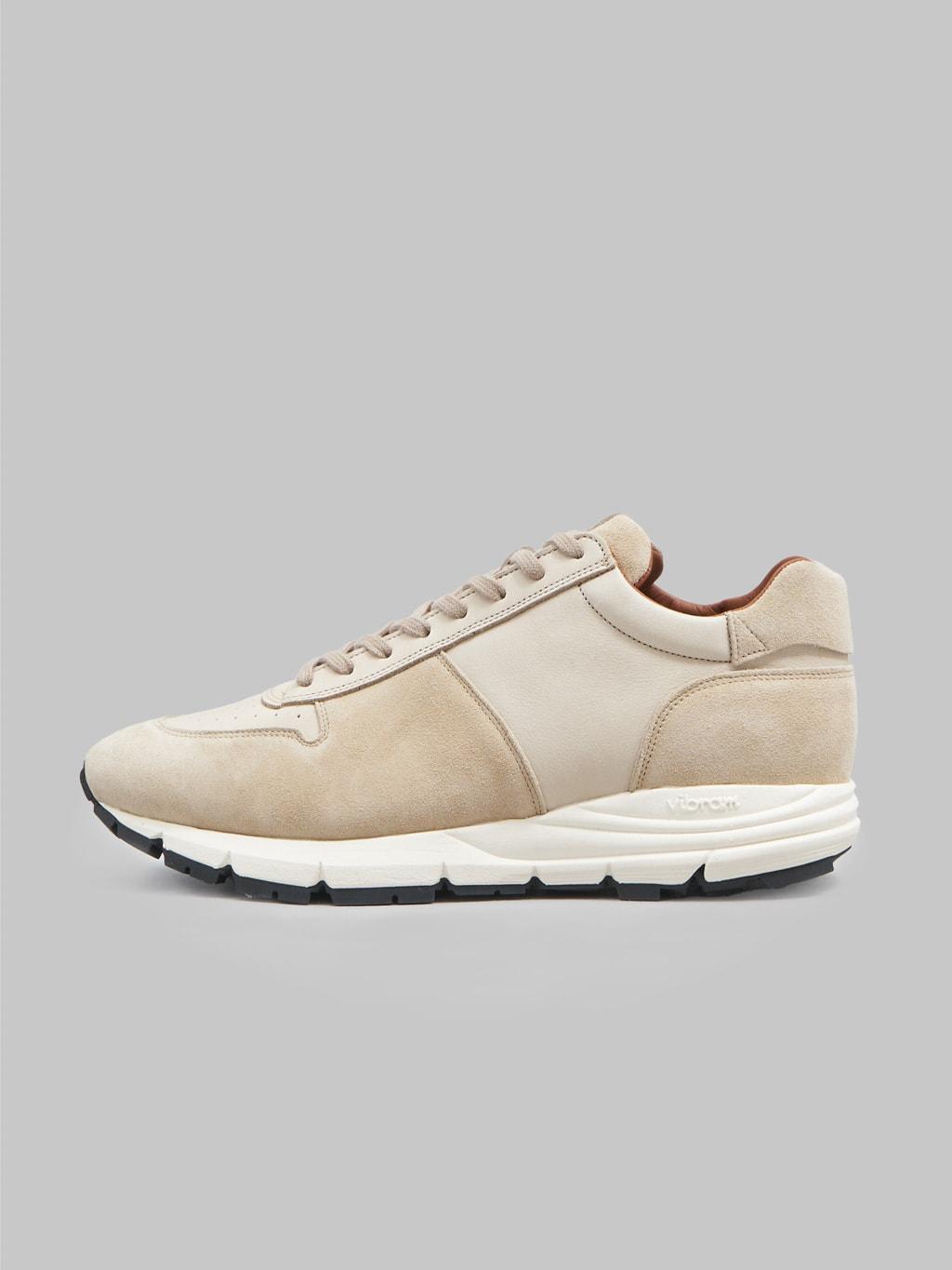 Sneaker Parchment Janus Calf Suede