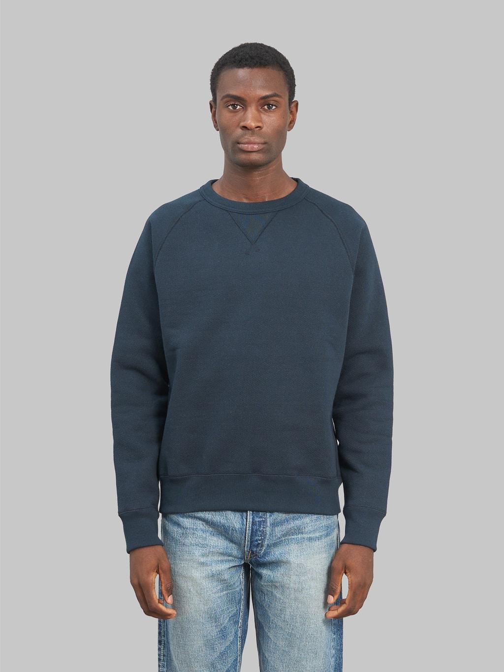 Pullover Crewneck 876gsm Double Heavyweight French Terry Navy