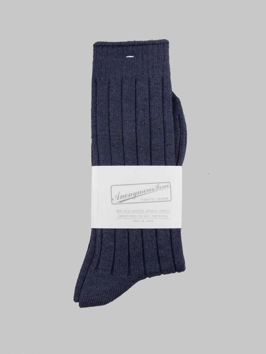 Bold Rib Crew Navy