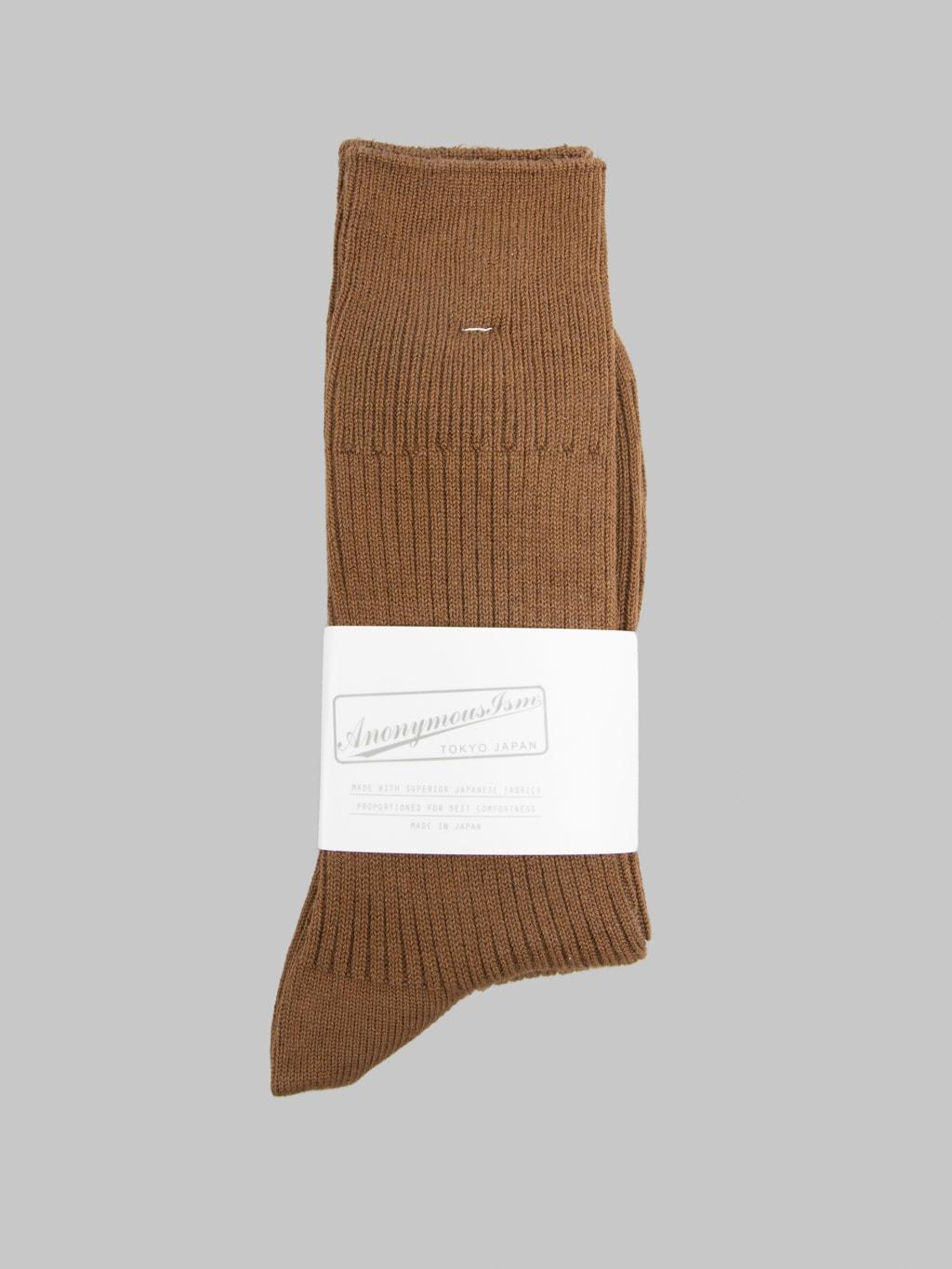 Brilliant Crew Socks Brown