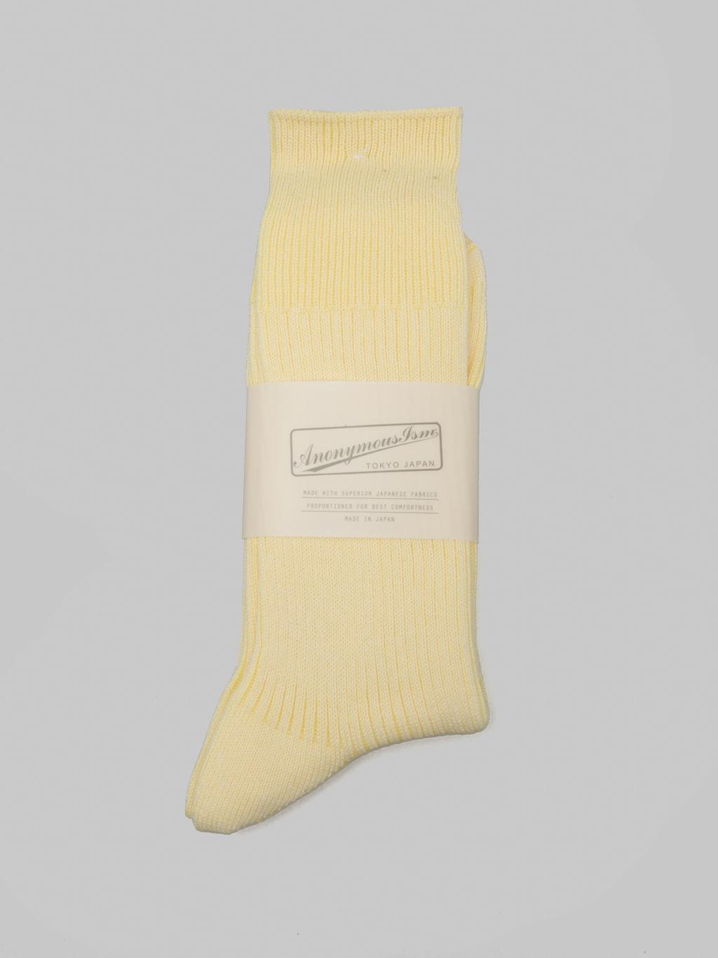 Brilliant Crew Socks Light Yellow