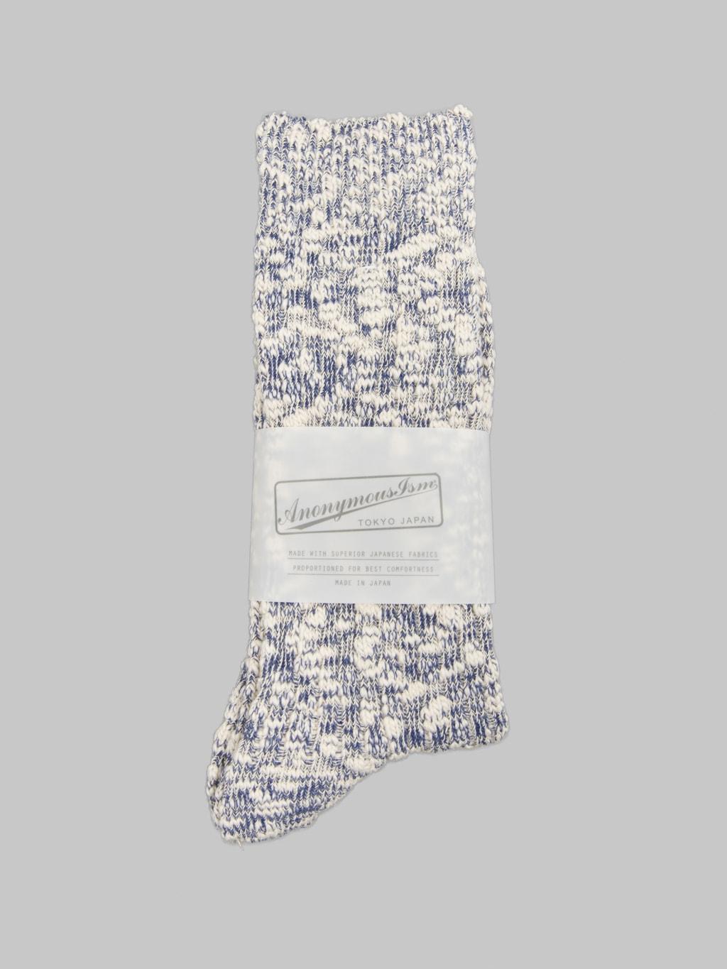 Light Weight Slub Crew Socks Bonnet