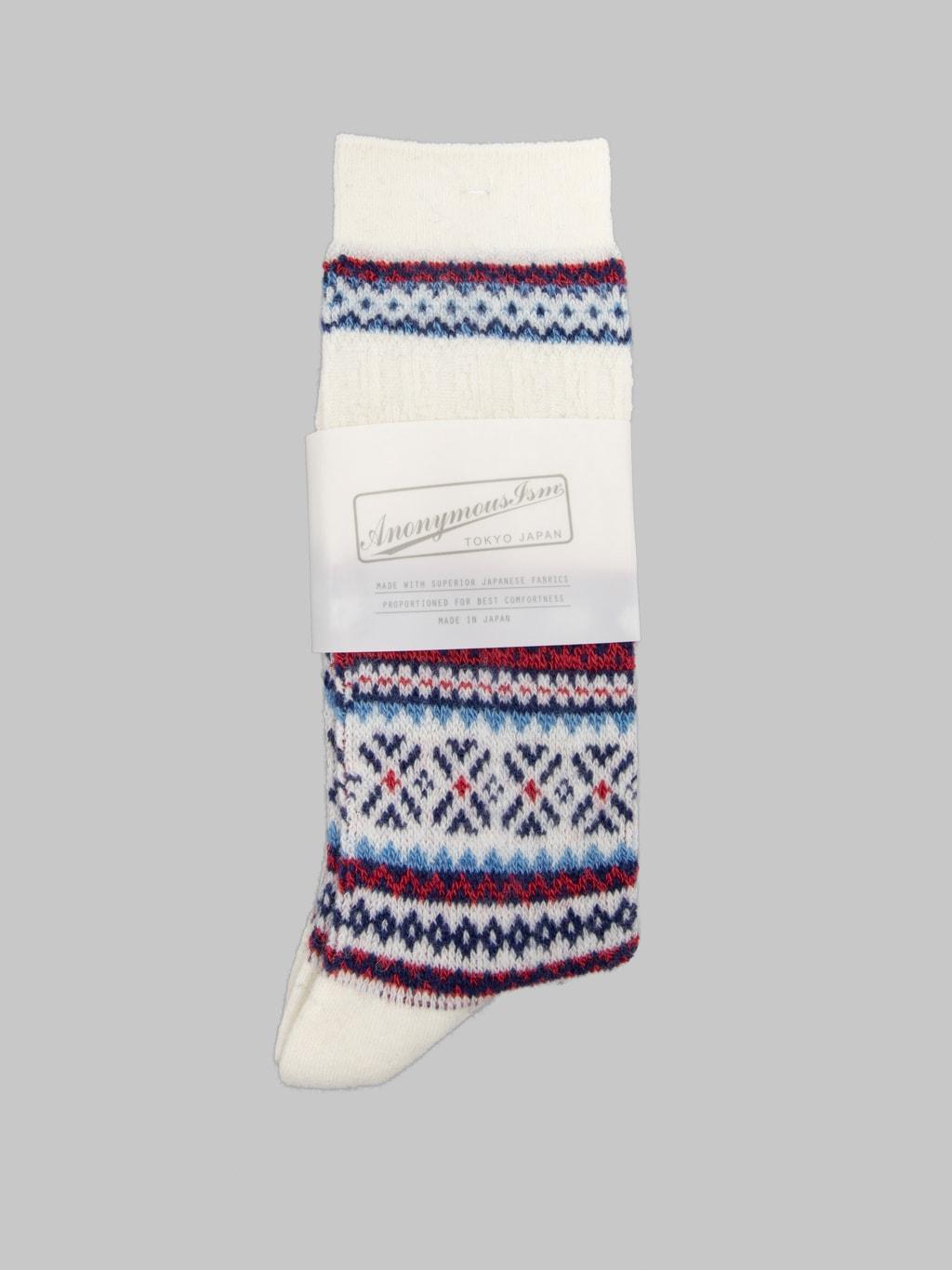 Snow Pattern JQ Crew Off White