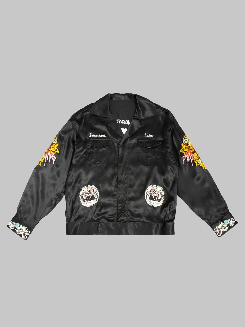 Wearmasters Lot.873 Souvenir Rayon Jacket Black