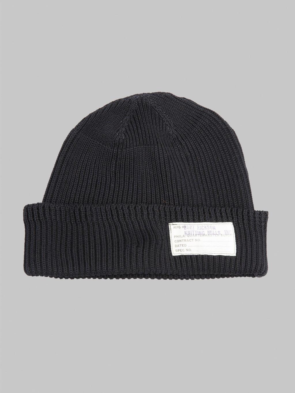 BR02186 Cotton Watch Cap Black
