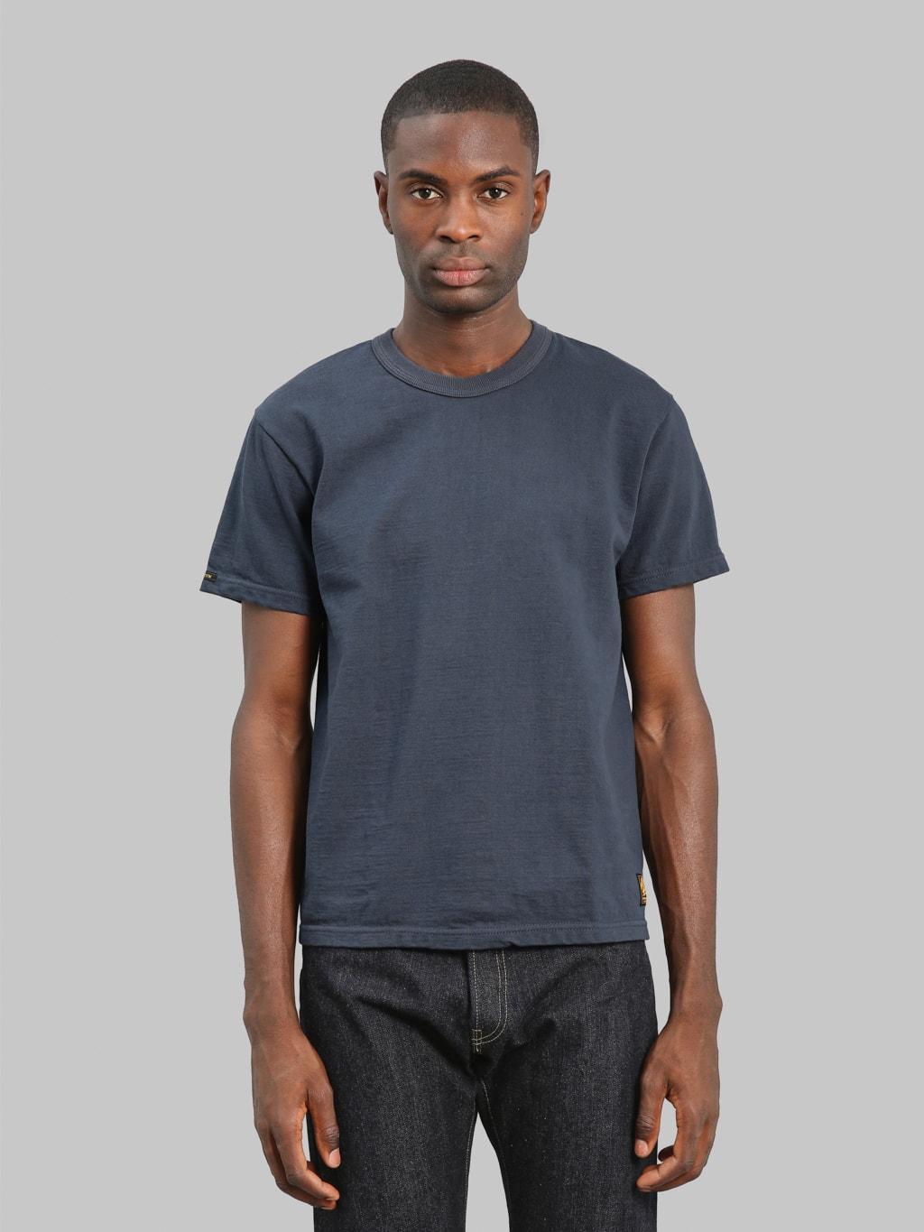 DXTS-00 12.5oz Heavyweight Loopwheeled T-Shirt Blue