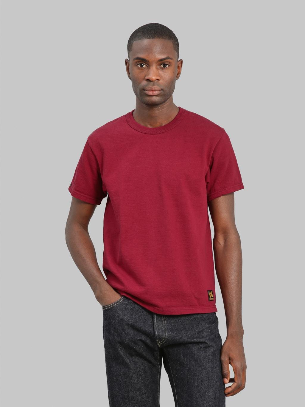 DXTS-00 12.5oz Heavyweight Loopwheeled T-Shirt Red