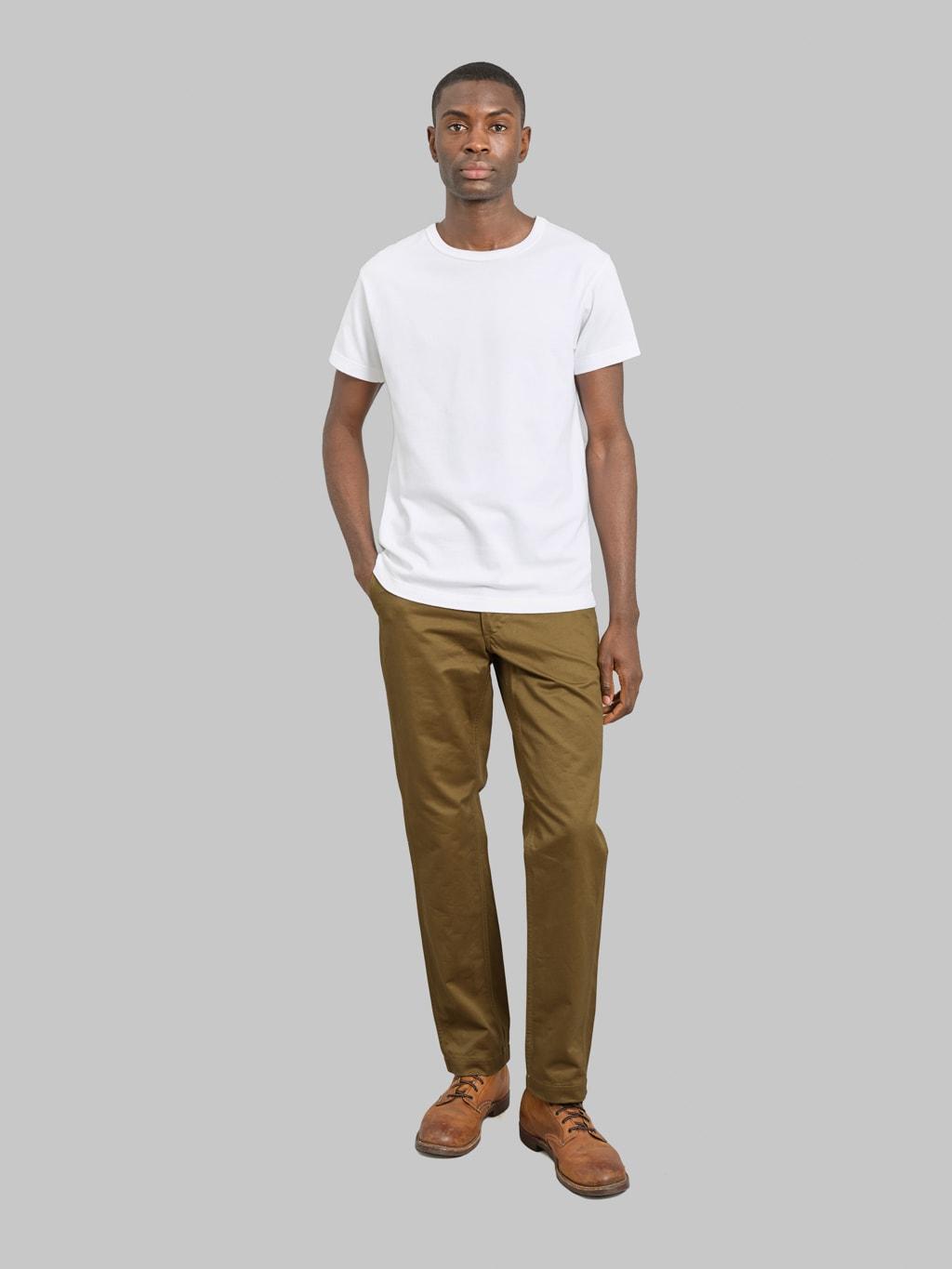 F0514 Narrow US Trousers Khaki