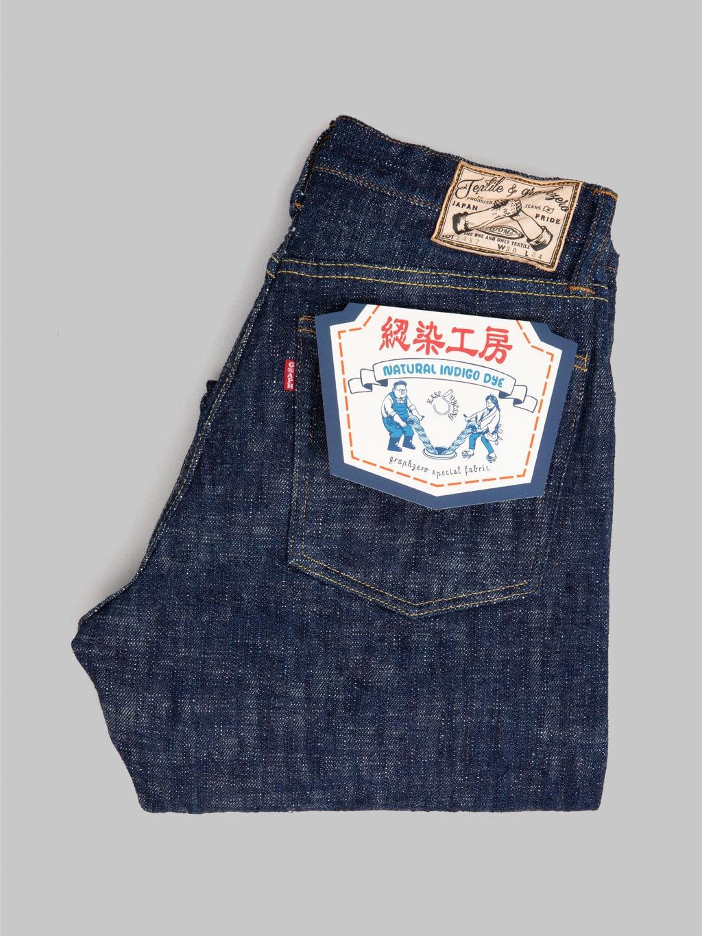 24K7 15oz Kase Dyed Indigo Slim Straight Jeans