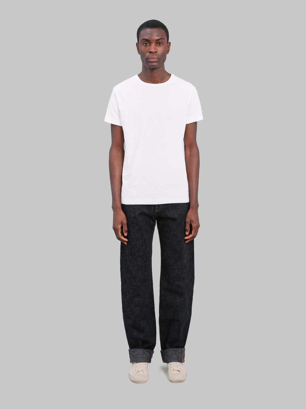 15oz "Skein Dyeing Denim" Heritage Regular Straight Jeans Black
