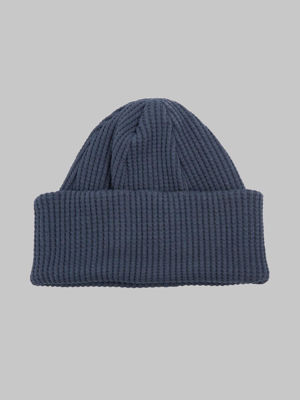 Waffle Knit Cap Dark Navy