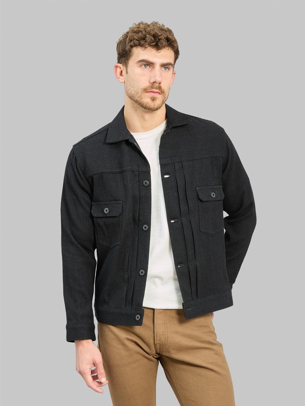 Sashiko Type II Jacket Black