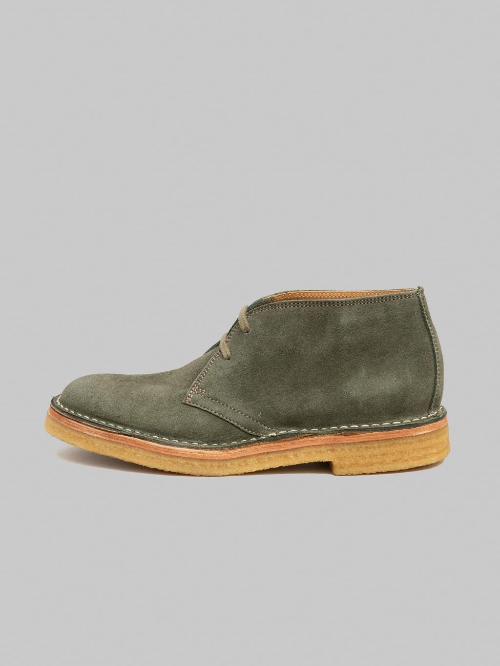 Military Desert Boots Japanese Suede Boots Olive