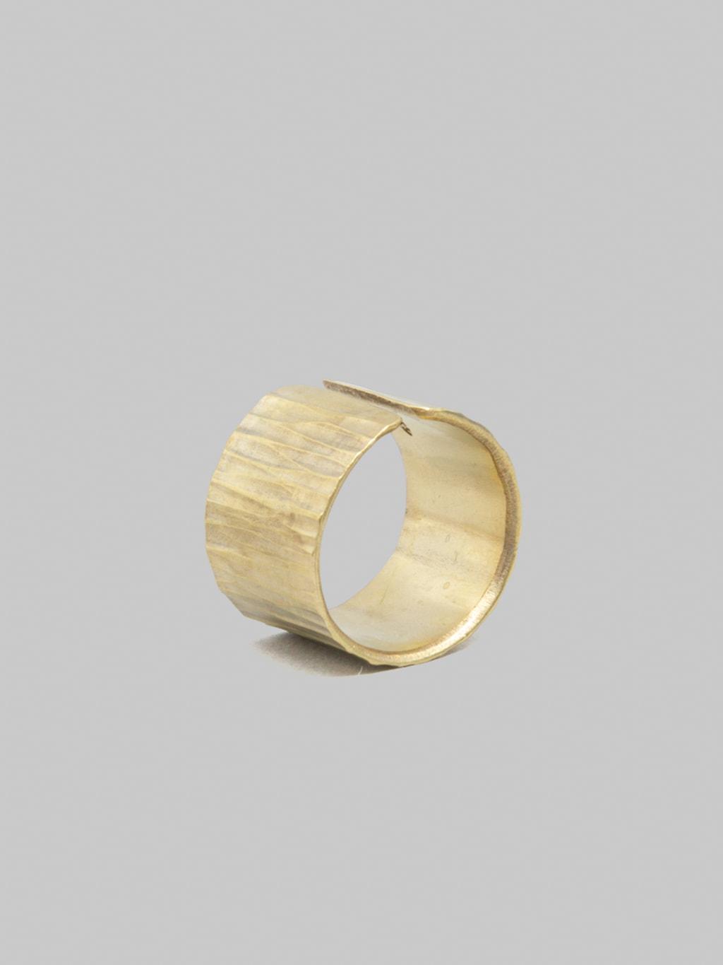Handmade Bandana Ring Tsuchime Tate (Vertical)