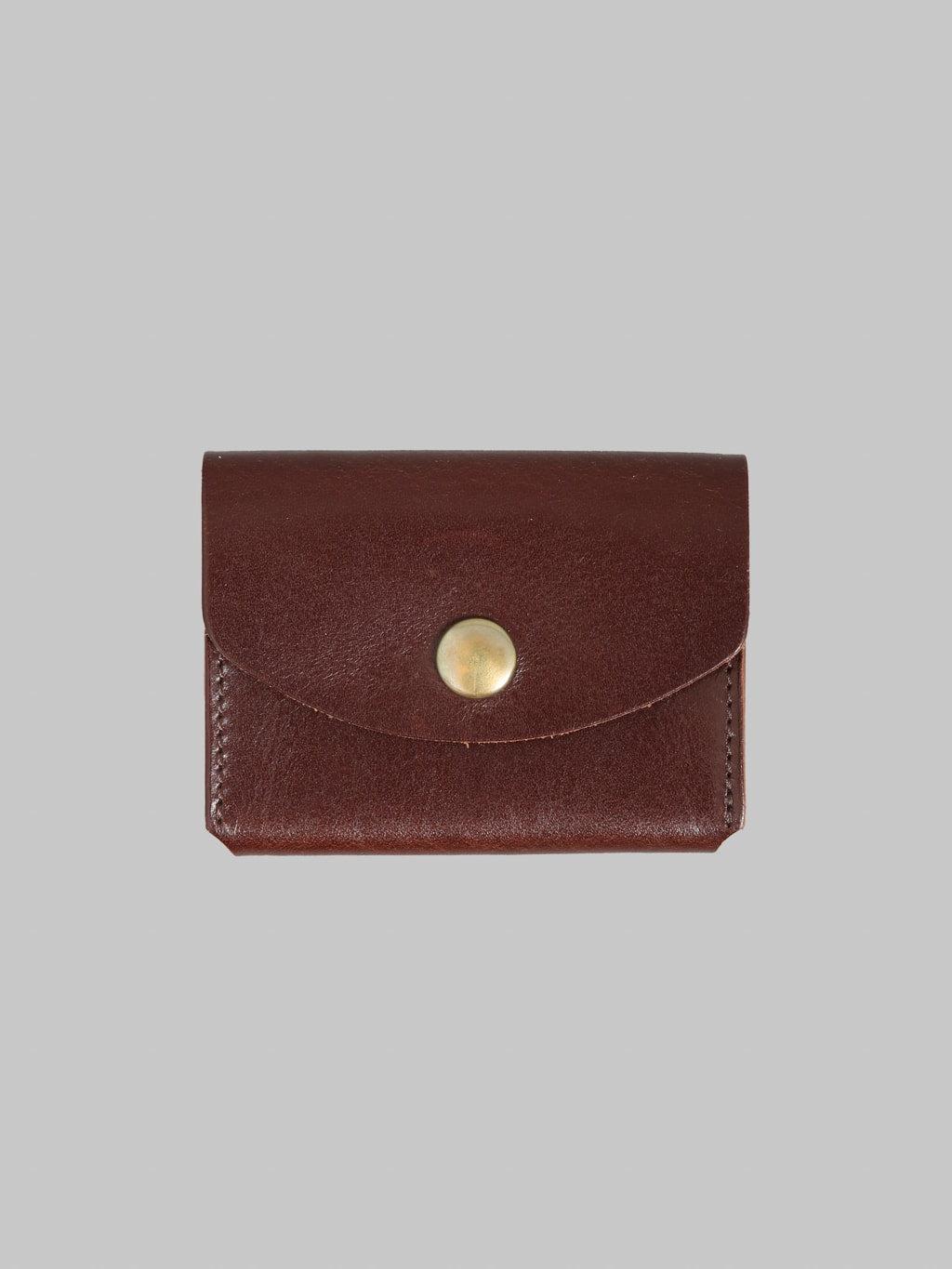 Leather Card Case Brown