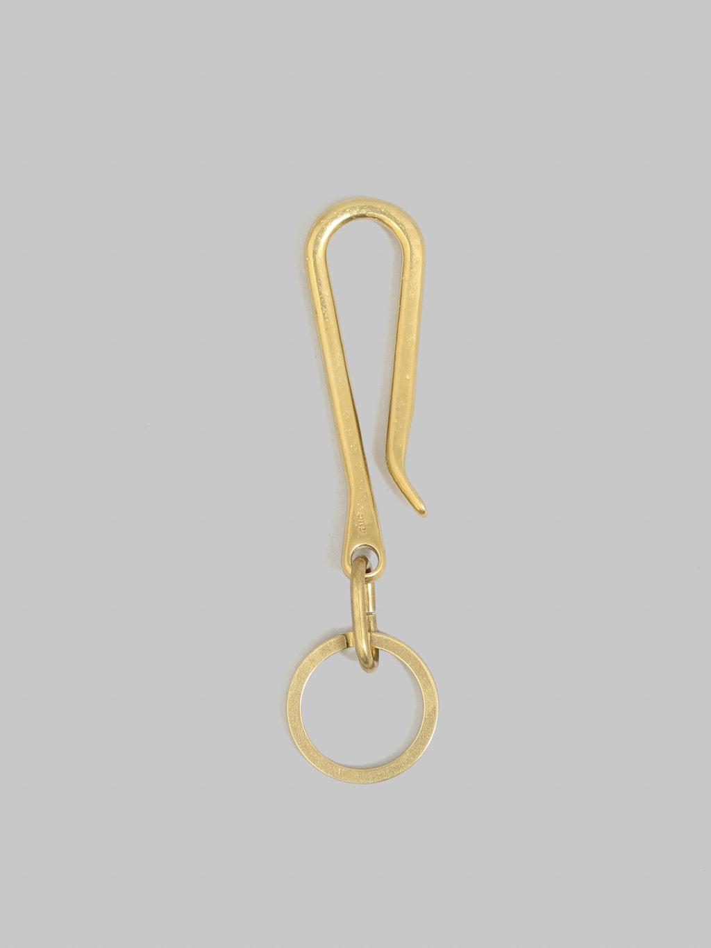 Sand Casted Key With Hook Flat Ring