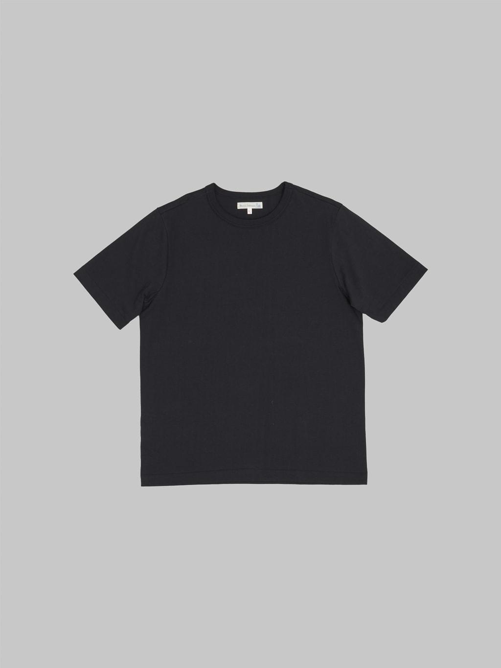 214 2-Thread Heavyweight 7.2oz Crewneck Loopwheeled Relaxed Fit T-Shirt Charcoal