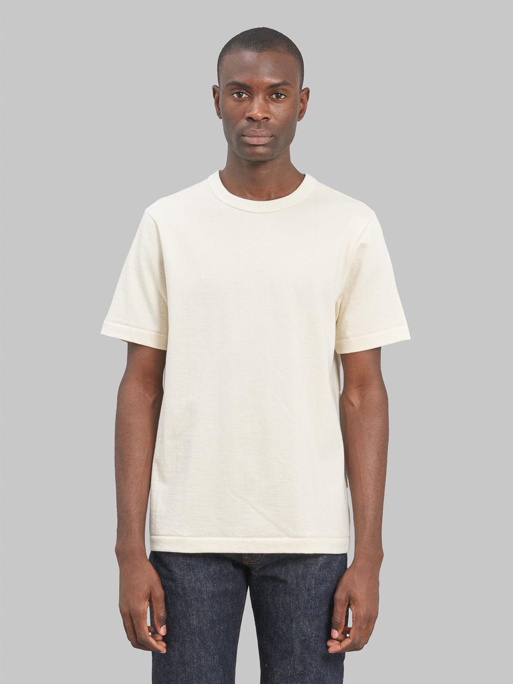 214 2-Thread Heavyweight 7.2oz Crewneck Loopwheeled Relaxed Fit T-Shirt Nature