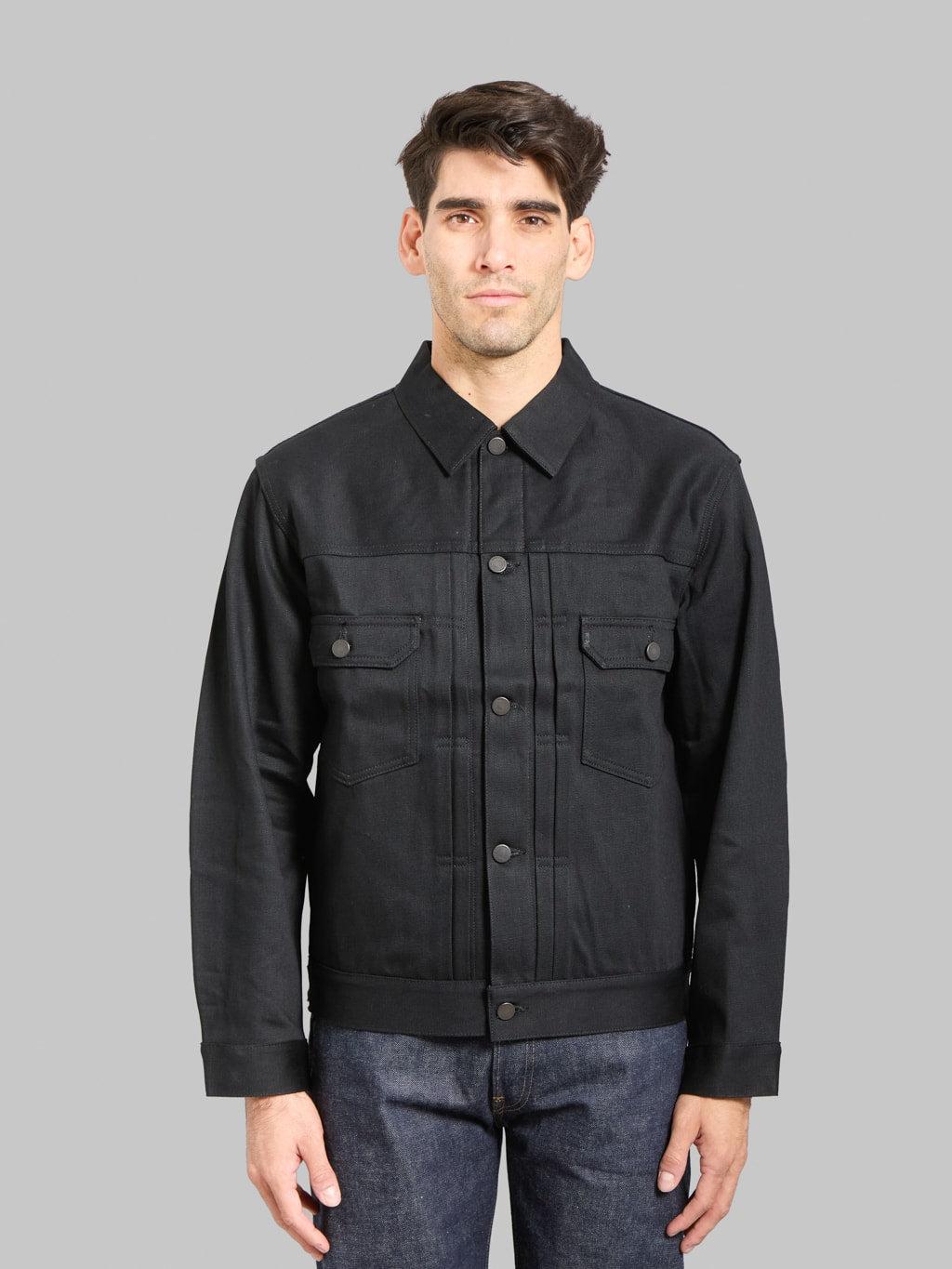 MMGJ1002 14.7oz #002 "Standard" Denim Type II Jacket Black
