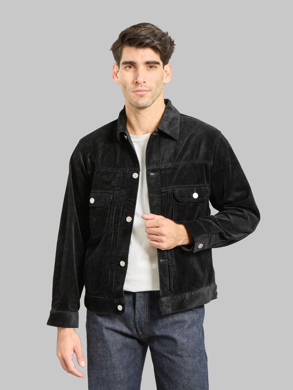 MMOT6001 #002 Corduroy Jacket Black