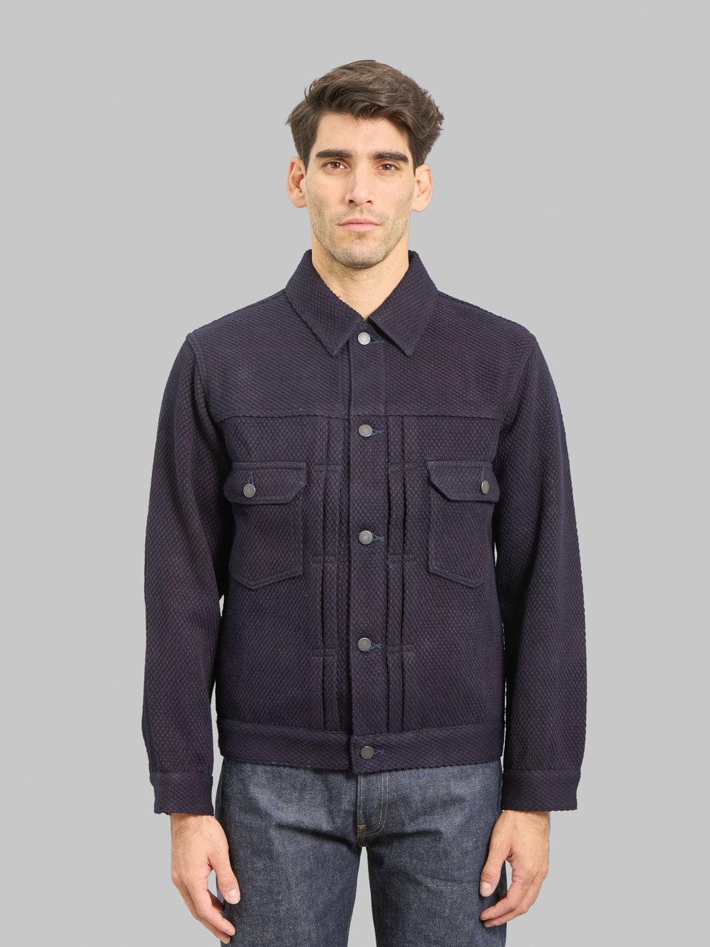 MMOT6306 Indigo Heavy Sashiko Type II Jacket