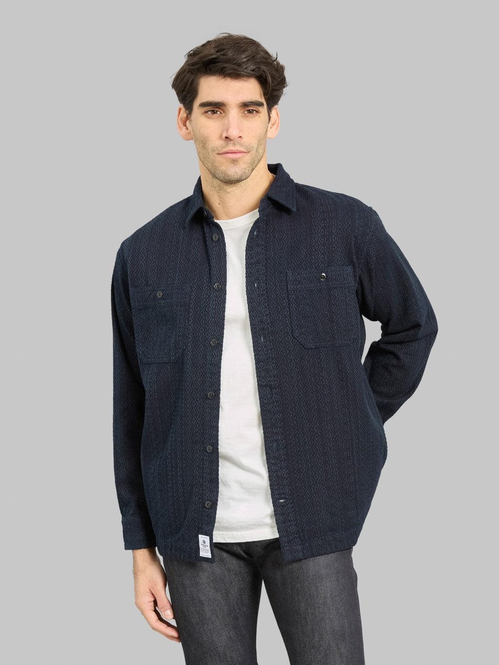 MXLS1040 Sashiko Work Shirt