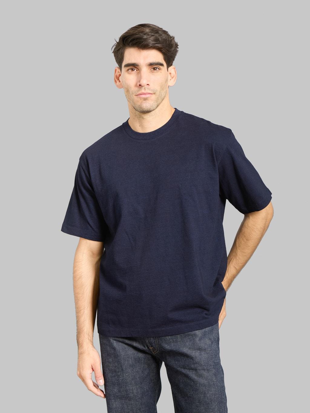 MMTS6010 Yarn Dyed T-Shirt Indigo