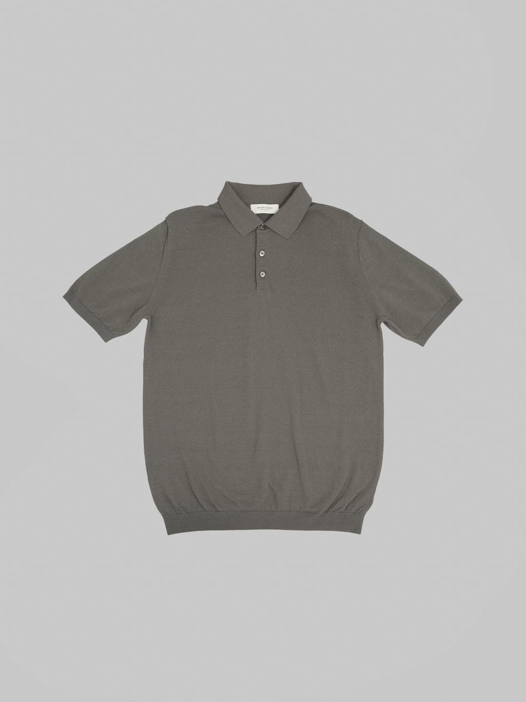 12G Ice Cotton Polo Charcoal