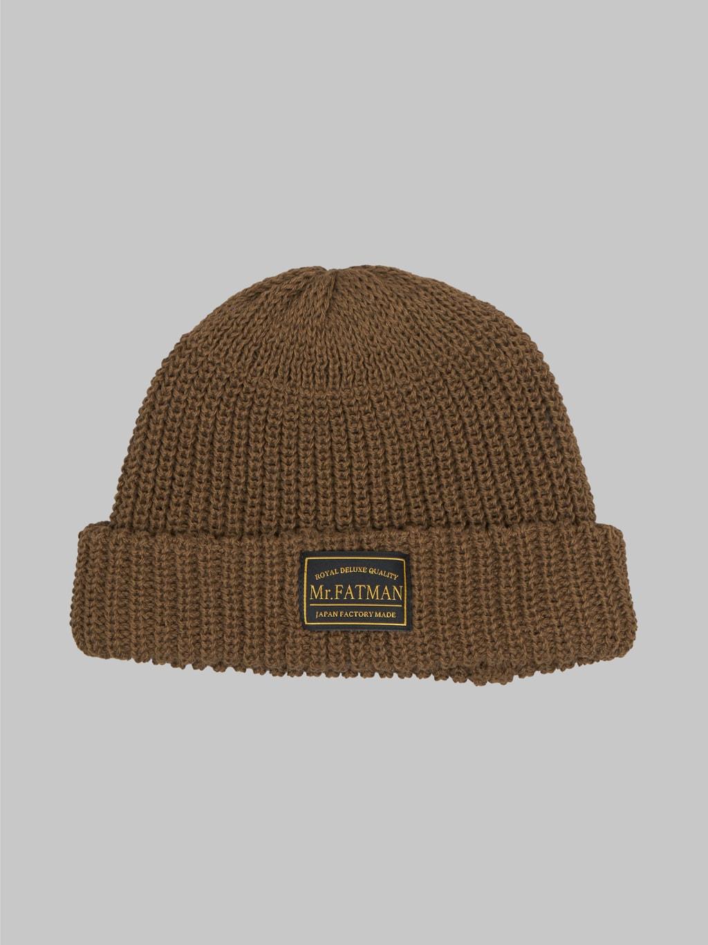 Hue Watch Cap Khaki Solid