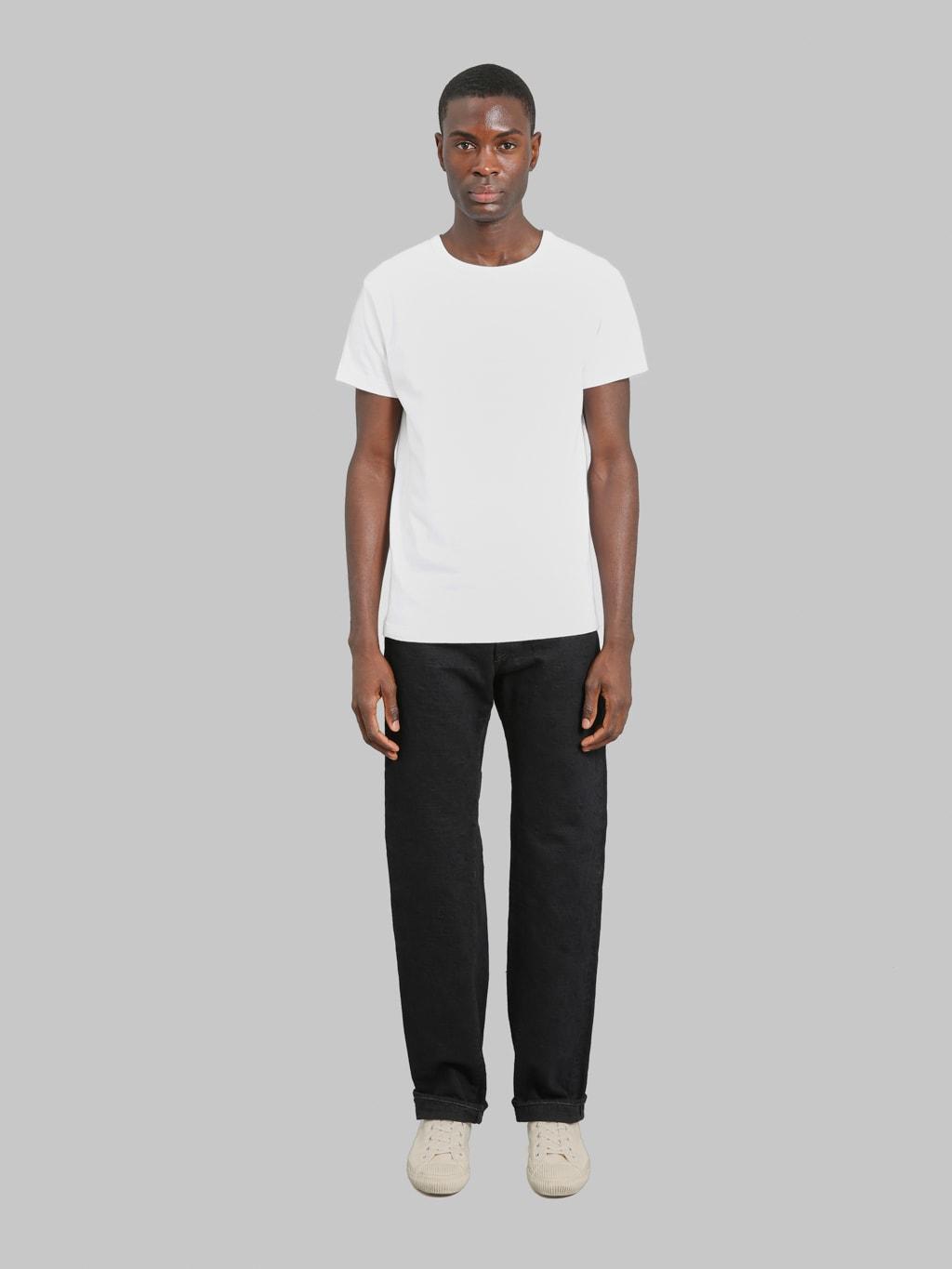 277 "Bumpy Denim" 17oz Just Right Straight Jeans Kuro