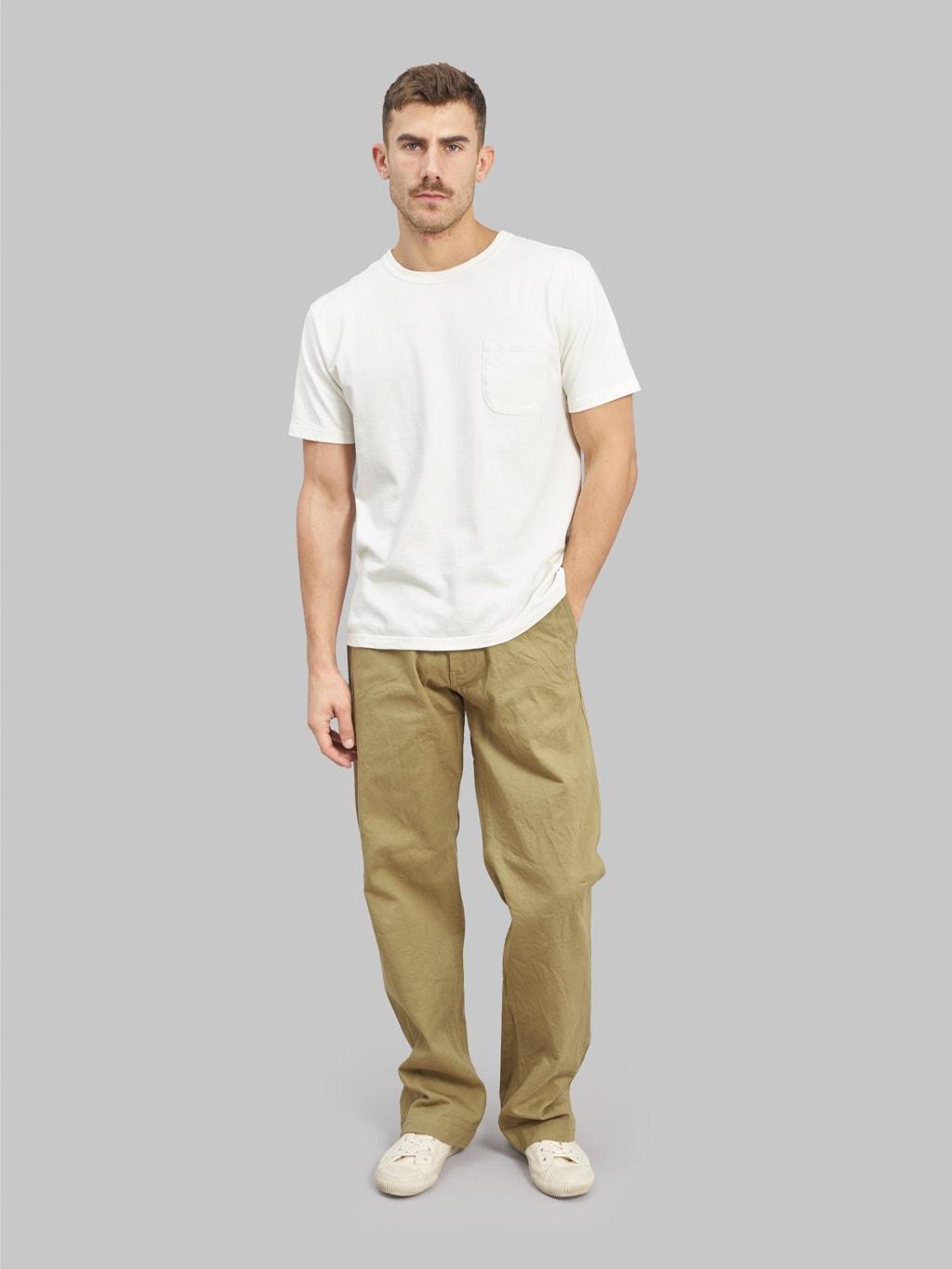 777-BRD "British Drill" Wide Trousers