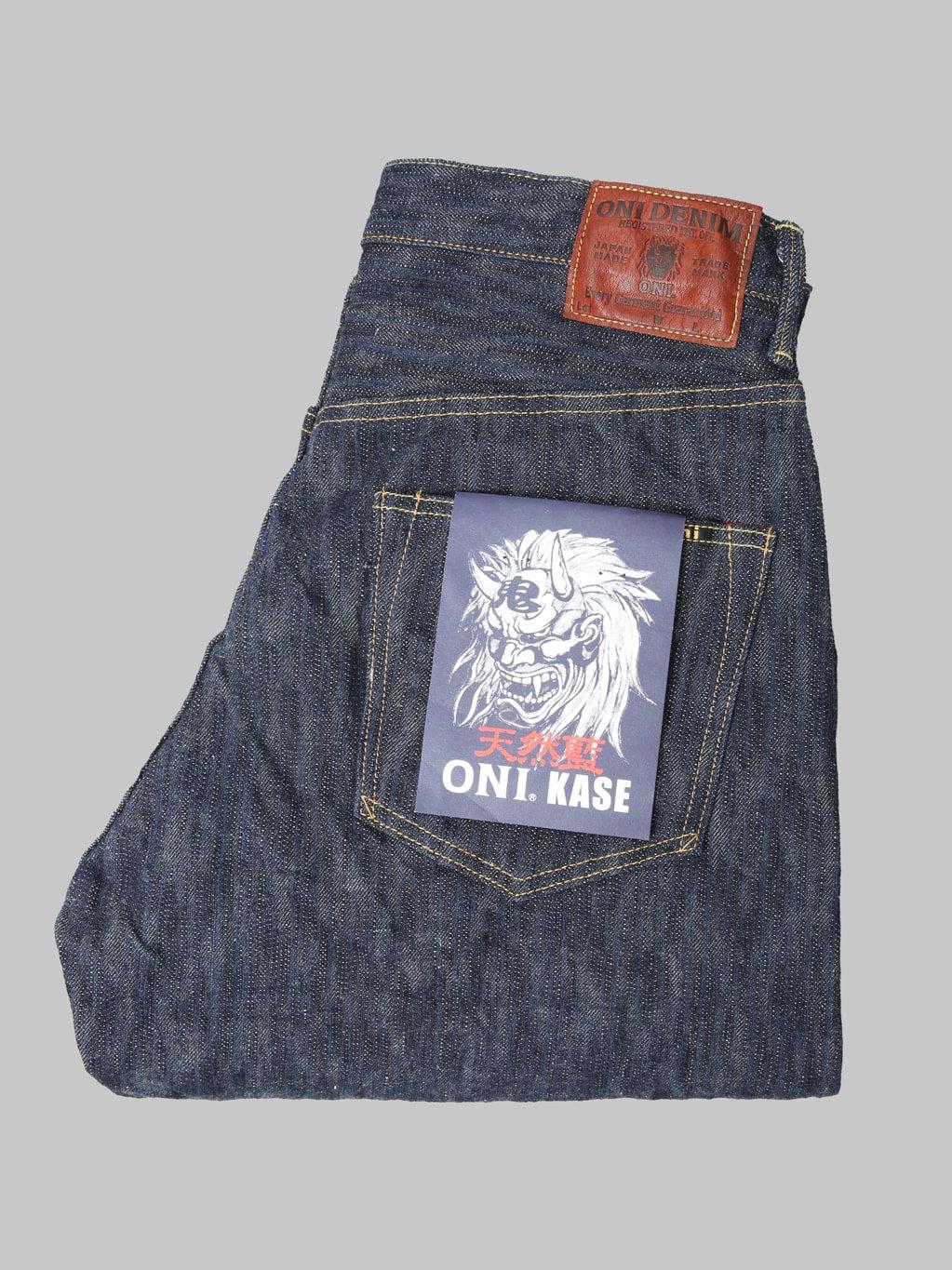 822 "Kase" 16oz Natural Indigo Super Wide Tapered Jeans