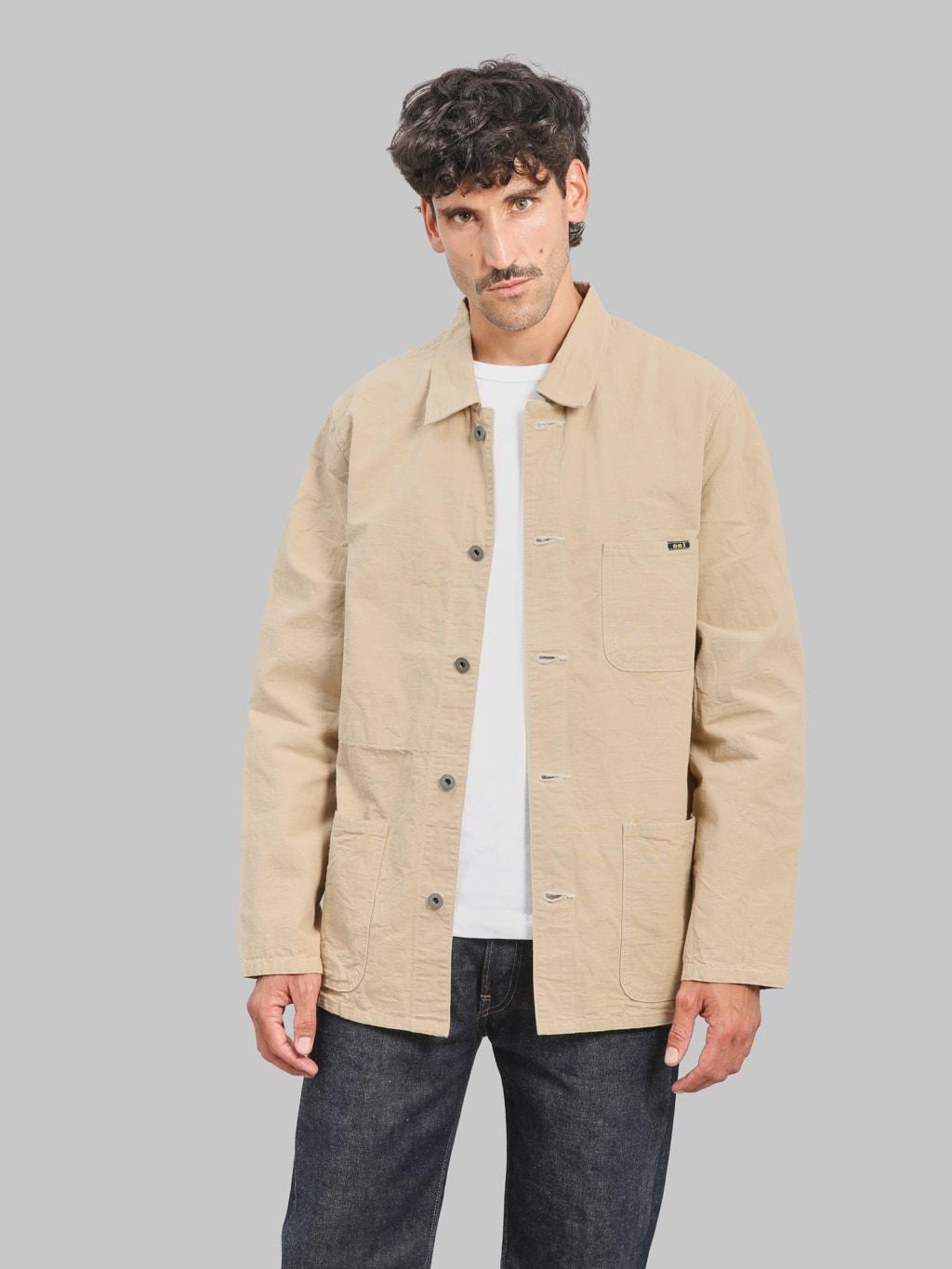03500-8CBE 8oz Chambray Beige Coverall