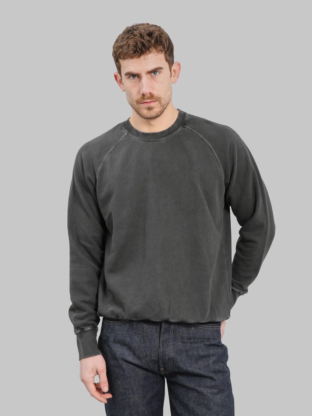 25W-PRS-P Raglan Sweatshirt Fade Black