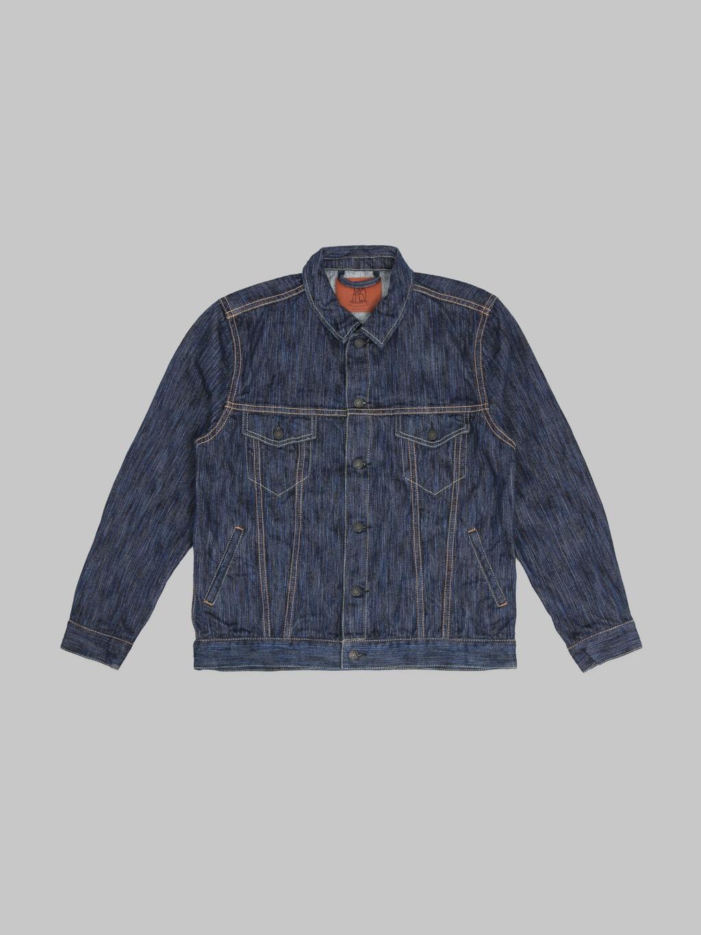 6226-D 14.5oz "Waterfall Denim" Type III Jacket Dark Indigo