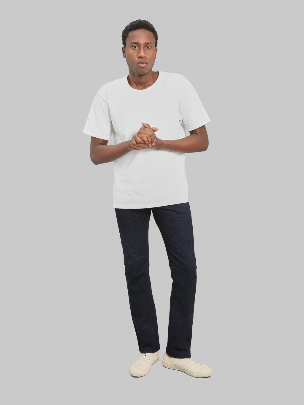 DNP-005-IDSM 16oz Double Nep "Indigo x Sumi" Slim Straight Jeans