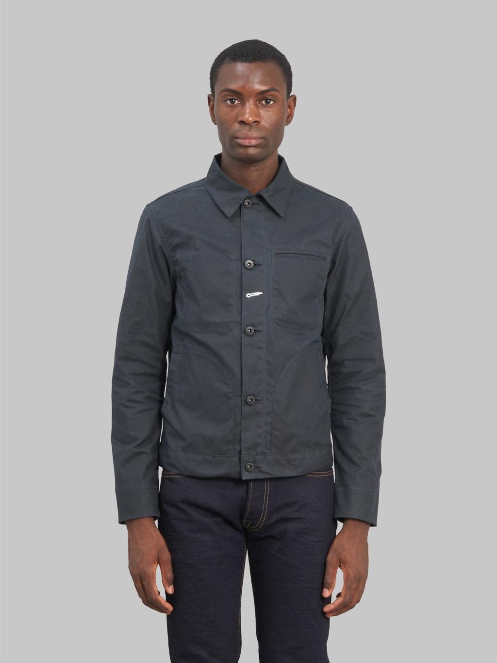 Waxed Canvas Supply Jacket Black Ridgeline