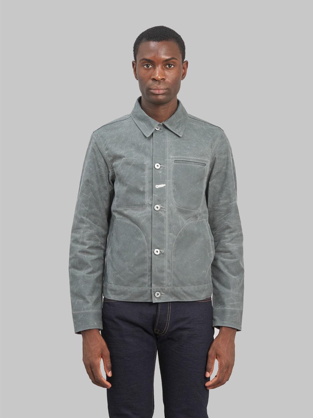 Waxed Canvas Supply Jacket Grey Ridgeline