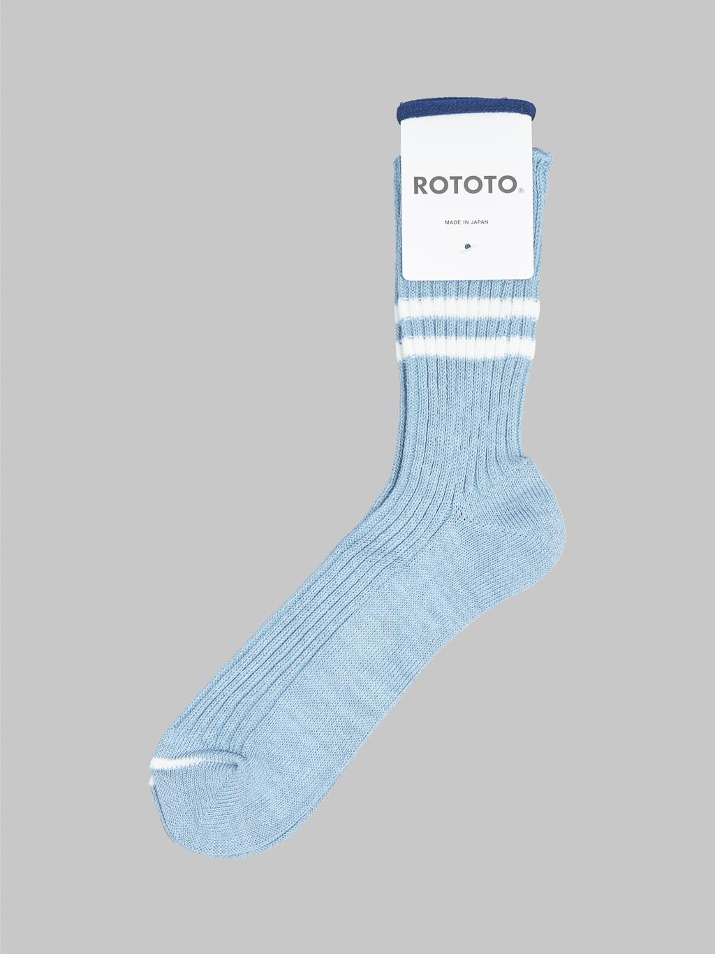 Hemp Organic Cotton Stripe Morning Blue/White