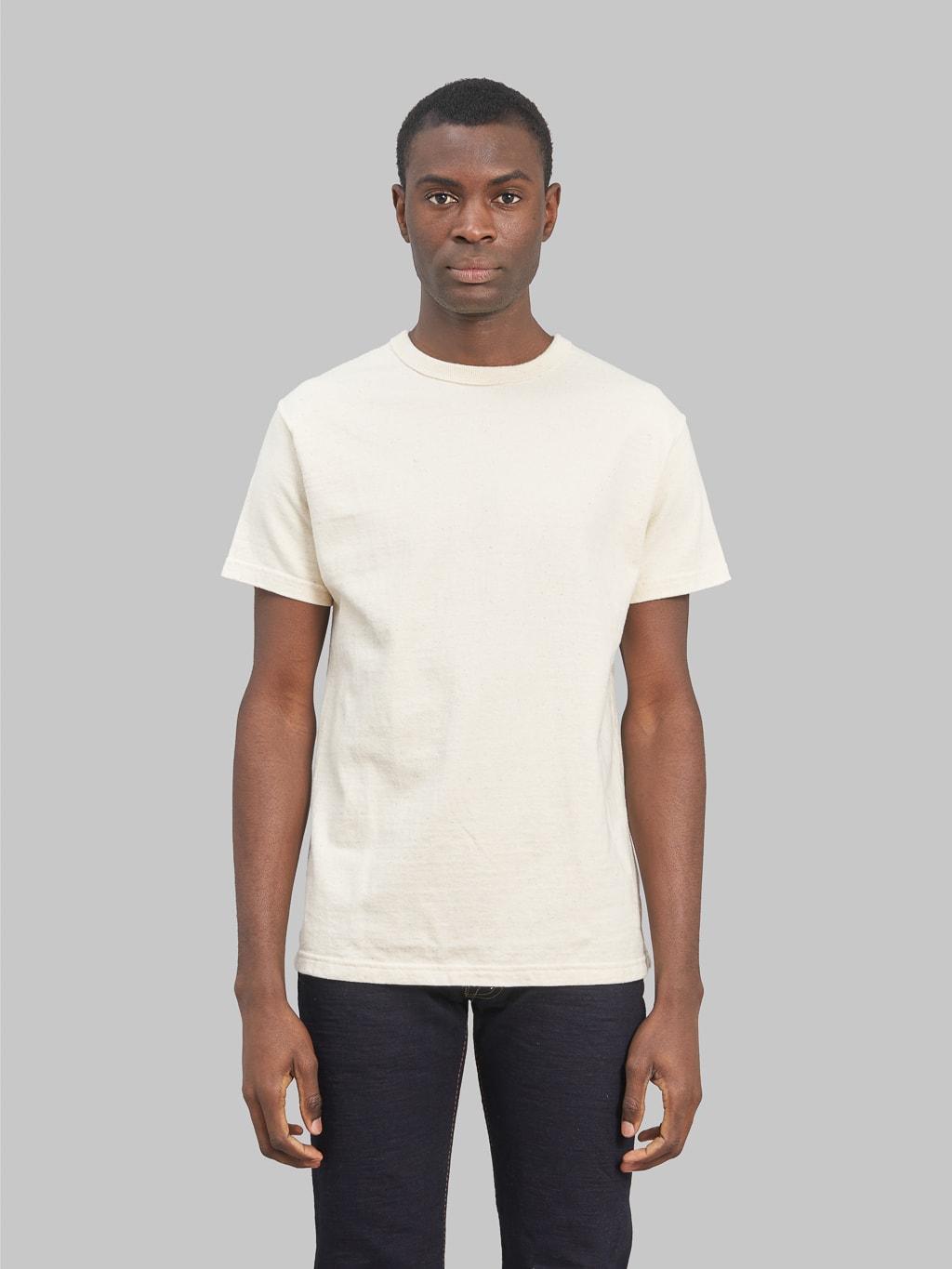SJST-SC01 Japanese Cotton Crew T-Shirt Natural