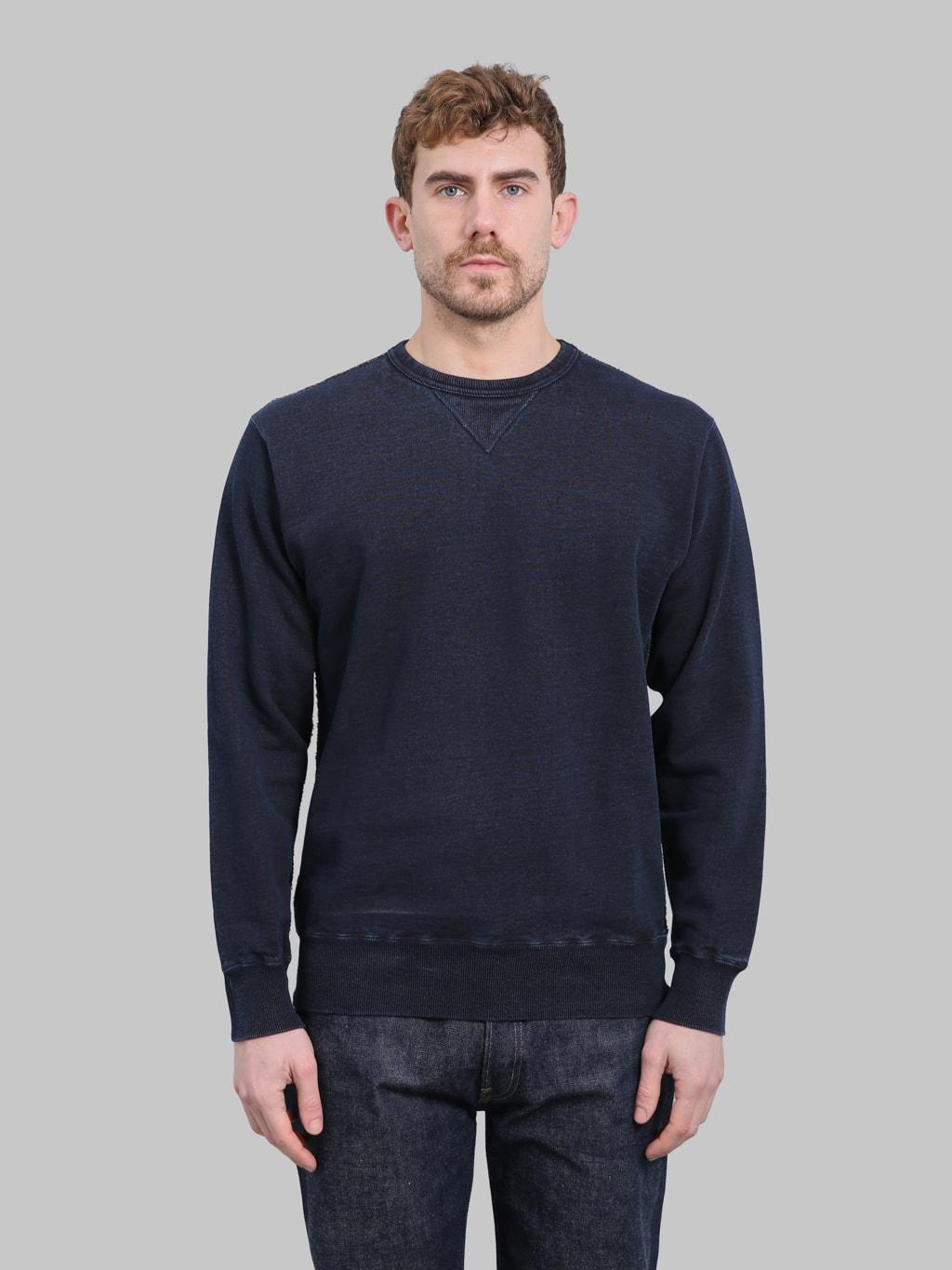 SIS25-101 Kakishibu Indigo Sweatshirt